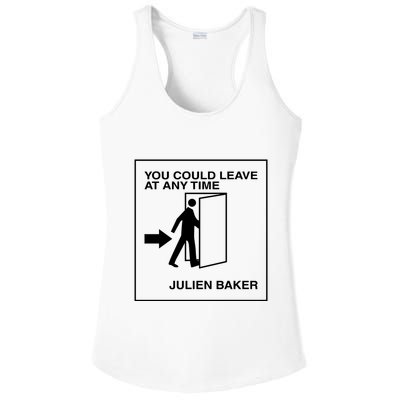 You Could Leave At Any Time Julien Baker Ladies PosiCharge Competitor Racerback Tank