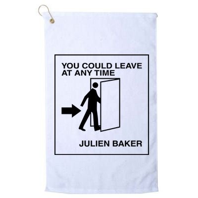 You Could Leave At Any Time Julien Baker Golf Towel