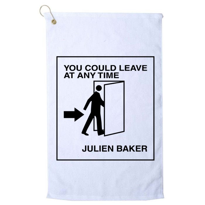 You Could Leave At Any Time Julien Baker Golf Towel