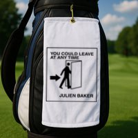 You Could Leave At Any Time Julien Baker Golf Towel