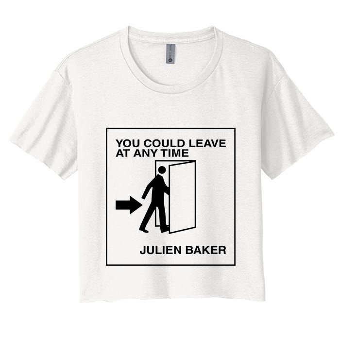 You Could Leave At Any Time Julien Baker Crop Top