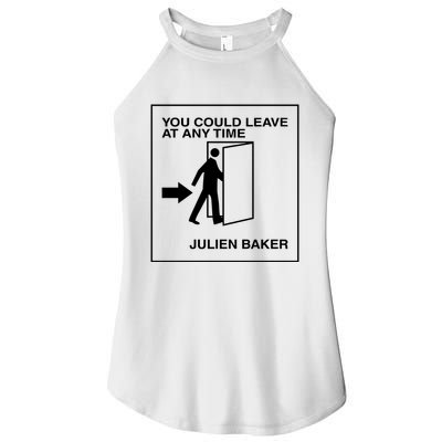 You Could Leave At Any Time Julien Baker Women's Perfect Tri Rocker Tank