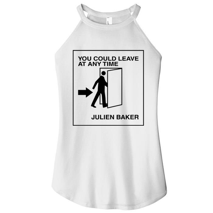You Could Leave At Any Time Julien Baker Women's Perfect Tri Rocker Tank
