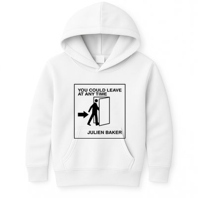 You Could Leave At Any Time Julien Baker Kids Hoodie