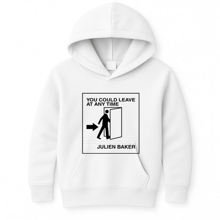 You Could Leave At Any Time Julien Baker Kids Hoodie