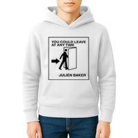You Could Leave At Any Time Julien Baker Kids Hoodie