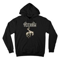 Yeehaw Cow Lover Rodeo Western Horse Rider Hoodie