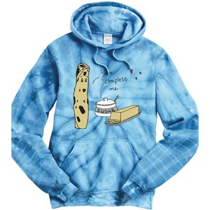 You Complete Me Lefse Sugar Butter Minnesota Tie Dye Hoodie