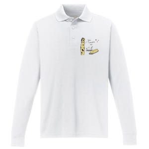 You Complete Me Lefse Sugar Butter Minnesota Performance Long Sleeve Polo