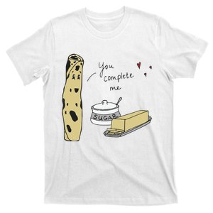 You Complete Me Lefse Sugar Butter Minnesota T-Shirt