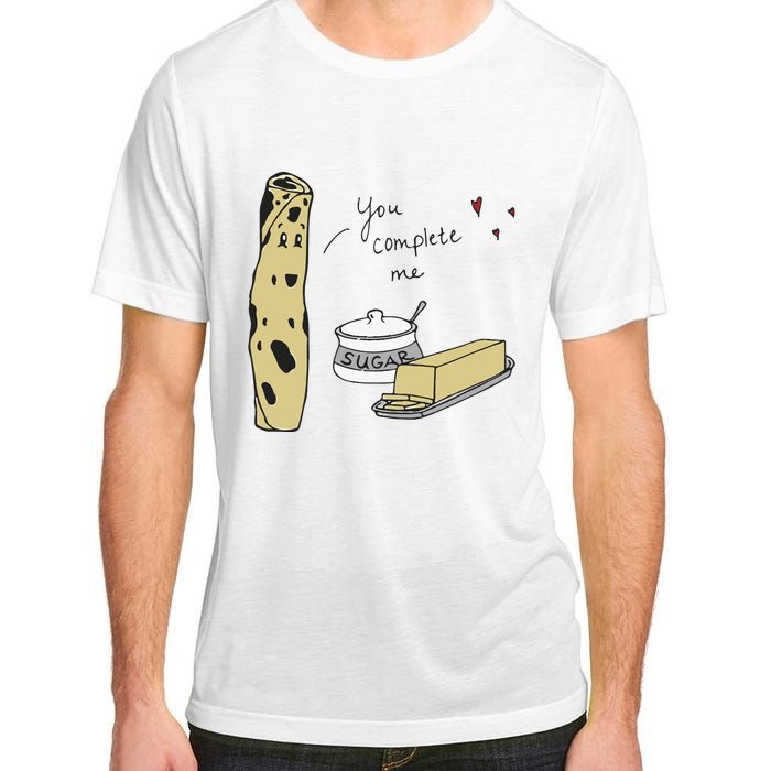 You Complete Me Lefse Sugar Butter Minnesota Adult ChromaSoft Performance T-Shirt