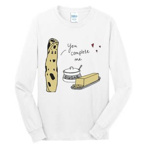 You Complete Me Lefse Sugar Butter Minnesota Tall Long Sleeve T-Shirt