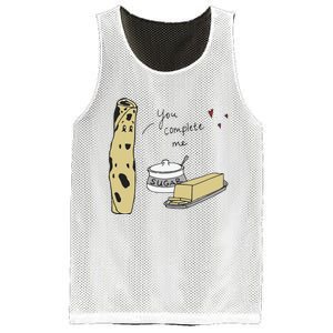 You Complete Me Lefse Sugar Butter Minnesota Mesh Reversible Basketball Jersey Tank