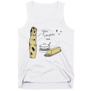 You Complete Me Lefse Sugar Butter Minnesota Tank Top