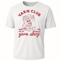 Yarn Club Meet Me At The Local Yarn Cooling Performance Crew T-Shirt