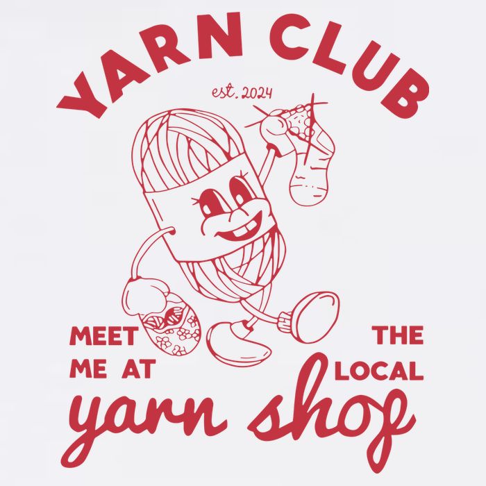 Yarn Club Meet Me At The Local Yarn Cooling Performance Crew T-Shirt