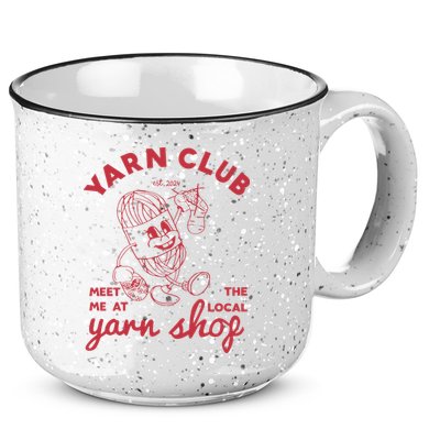 Yarn Club Meet Me At The Local Yarn 15oz Campfire Ceramic Mug