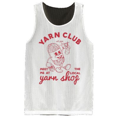 Yarn Club Meet Me At The Local Yarn Mesh Reversible Basketball Jersey Tank