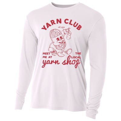 Yarn Club Meet Me At The Local Yarn Cooling Performance Long Sleeve Crew