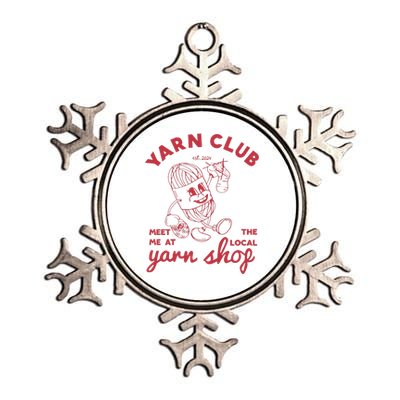 Yarn Club Meet Me At The Local Yarn Metallic Star Ornament