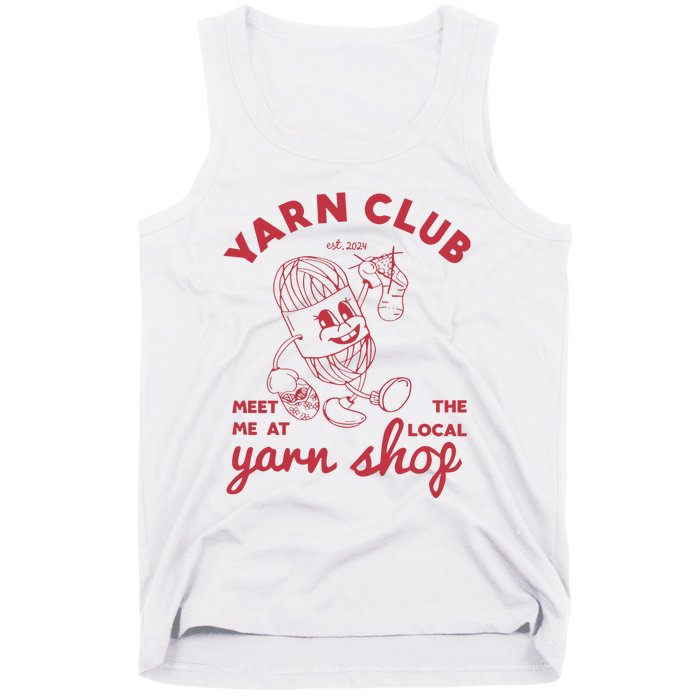 Yarn Club Meet Me At The Local Yarn Tank Top