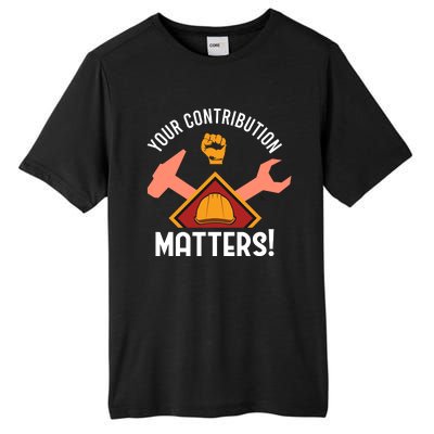 Your Contribution Matters Tall Fusion ChromaSoft Performance T-Shirt