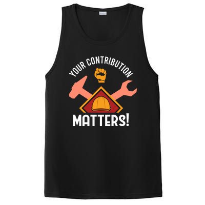 Your Contribution Matters PosiCharge Competitor Tank