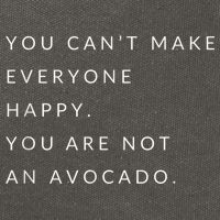 You Can't Make Everyone Happy You Are Not An Avocado Cotton Canvas Backpack