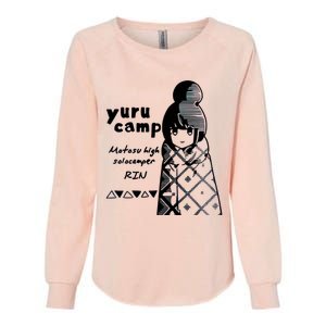 Yuru Camp Motosu High Solocamper Womens California Wash Sweatshirt