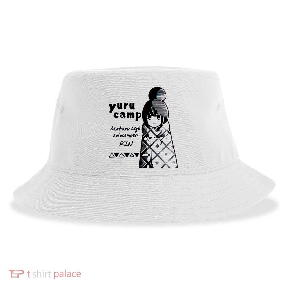 Yuru Camp Motosu High Solocamper Sustainable Bucket Hat