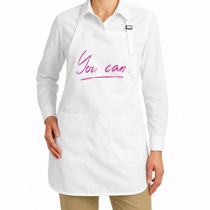 You Can Motivational Quote Apron