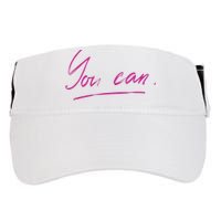 You Can Motivational Quote Adult Drive Performance Visor