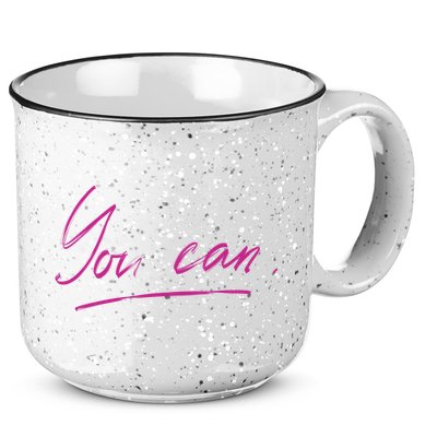 You Can Motivational Quote 15oz Campfire Ceramic Mug