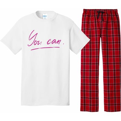 You Can Motivational Quote Pajama Set