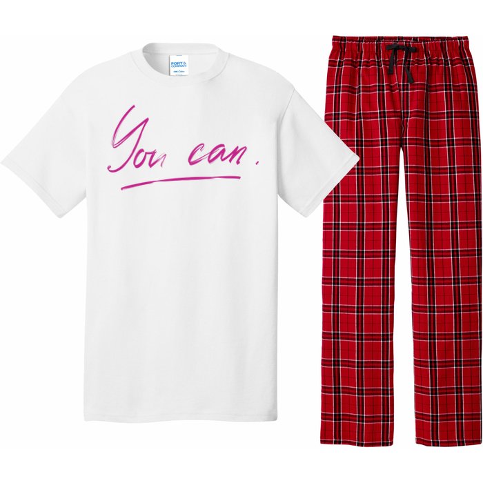 You Can Motivational Quote Pajama Set