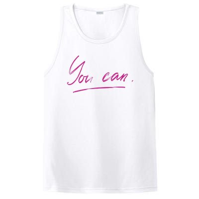 You Can Motivational Quote PosiCharge Competitor Tank