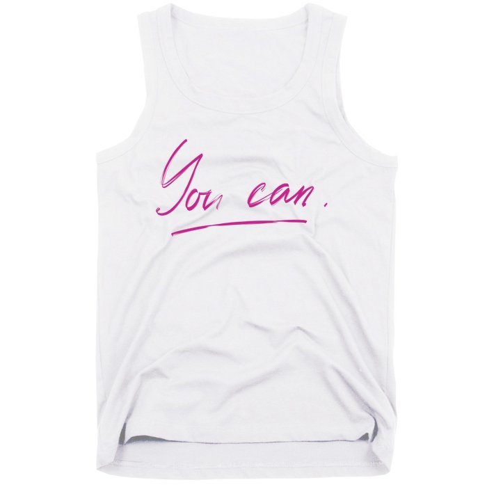 You Can Motivational Quote Tank Top