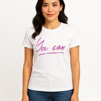 You Can Motivational Quote Womens T-Shirt