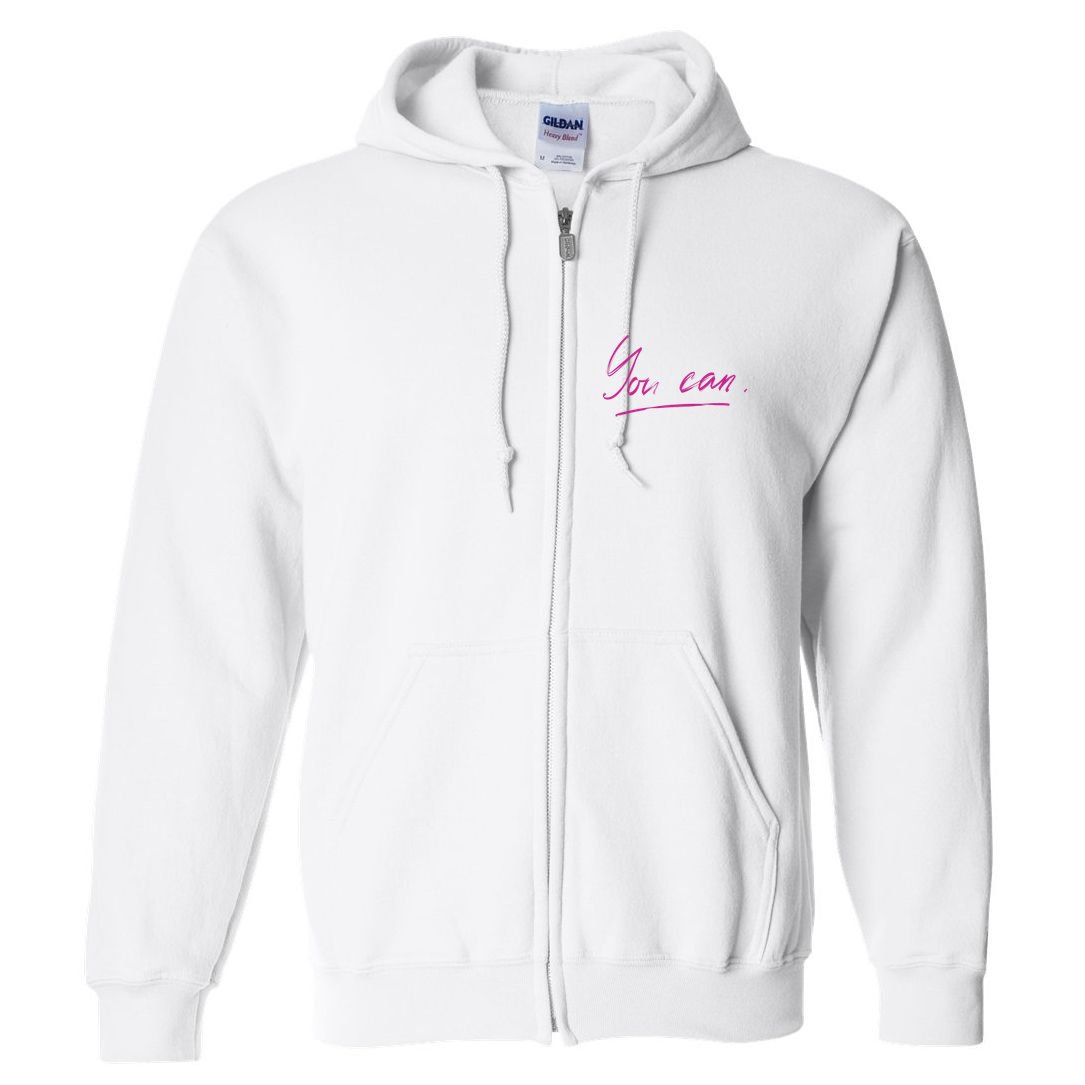 You Can Motivational Quote Full Zip Hoodie