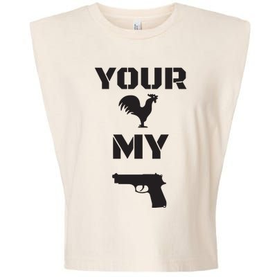 Your Cock My G.L.O.C.K Garment-Dyed Women's Muscle Tee