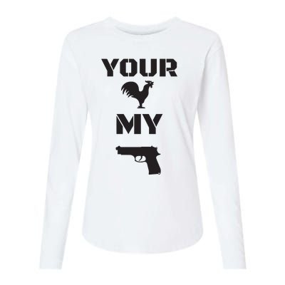 Your Cock My G.L.O.C.K Womens Cotton Relaxed Long Sleeve T-Shirt