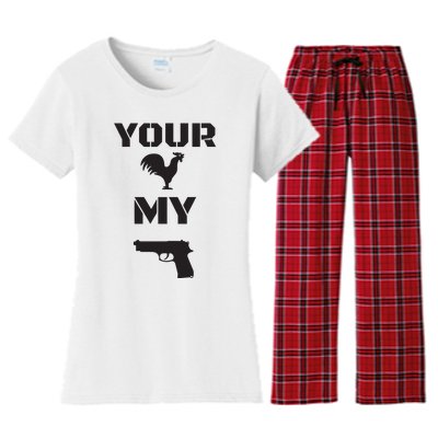 Your Cock My G.L.O.C.K Women's Flannel Pajama Set