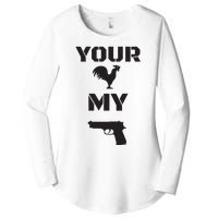 Your Cock My G.L.O.C.K Women's Perfect Tri Tunic Long Sleeve Shirt