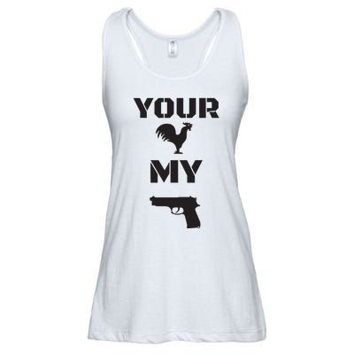 Your Cock My G.L.O.C.K Ladies Essential Flowy Tank