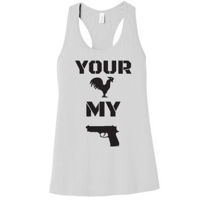 Your Cock My G.L.O.C.K Women's Racerback Tank