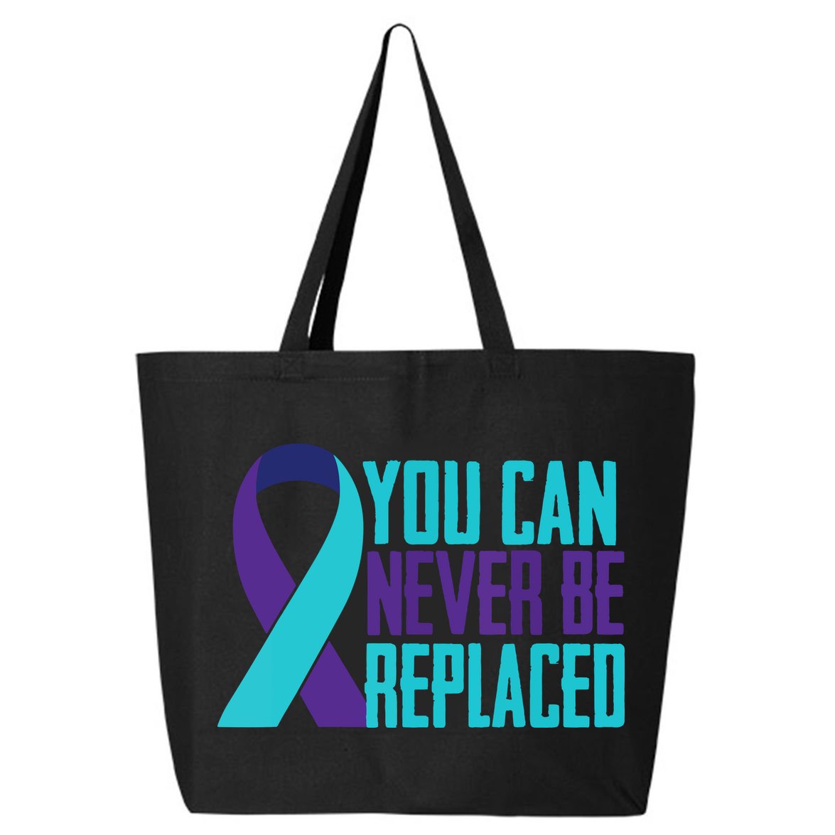 You Can Never Be Replaced Suicide Awareness 25L Jumbo Tote