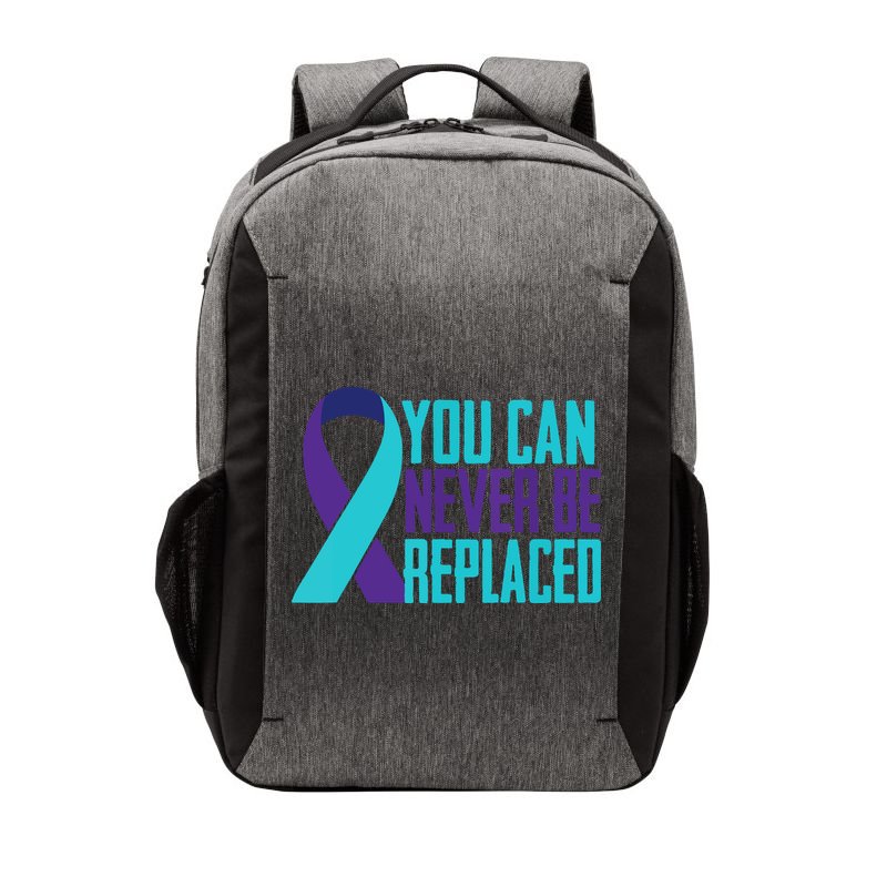 You Can Never Be Replaced Suicide Awareness Vector Backpack