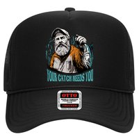 Your Catch Needs You Fishing Trucker Hat
