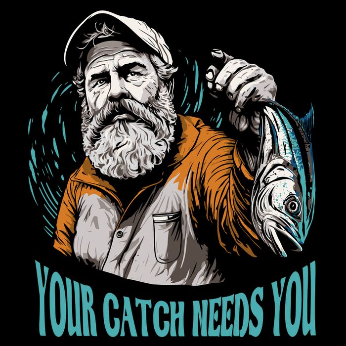 Your Catch Needs You Fishing Zip Tote Bag