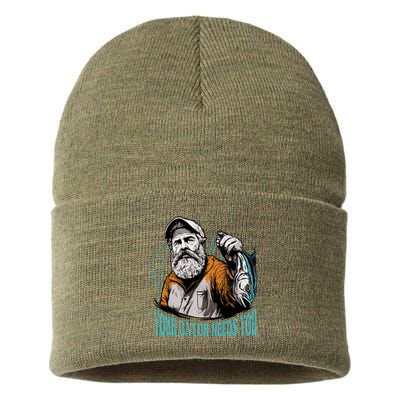 Your Catch Needs You Fishing Sustainable Knit Beanie